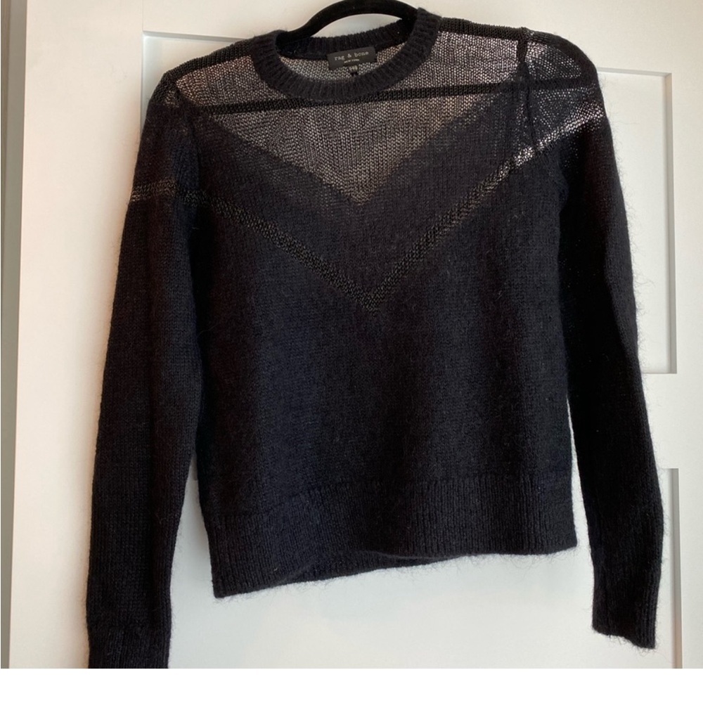 Rag & Bone Blaze Crewneck Mohair blend Sweater size XXS - Picture 2 of 7